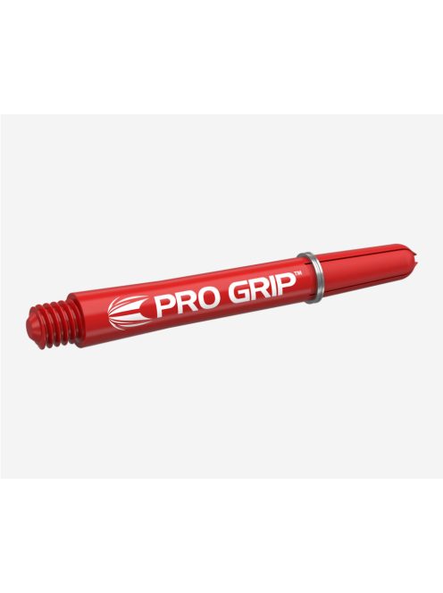 DART SZÁR TARGET PRO GRIP MŰANYAG, PIROS, KÖZEPES, 9DB-OS CSOMAG