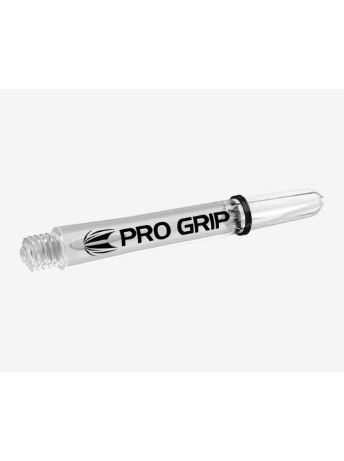 DART SZÁR TARGET PRO GRIP MŰANYAG, ÁTLÁTSZÓ, HOSSZÚ, 9DB-OS CSOMAG