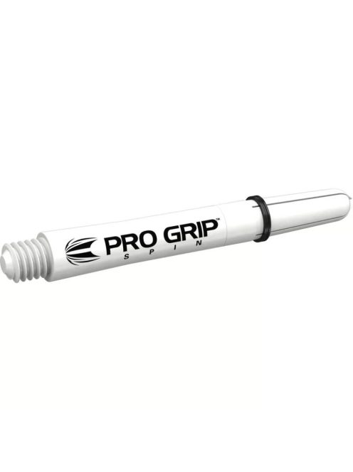 DART SZÁR TARGET PRO GRIP SPIN MŰANYAG, FEHÉR, KÖZEPES, 9DB-OS CSOMAG