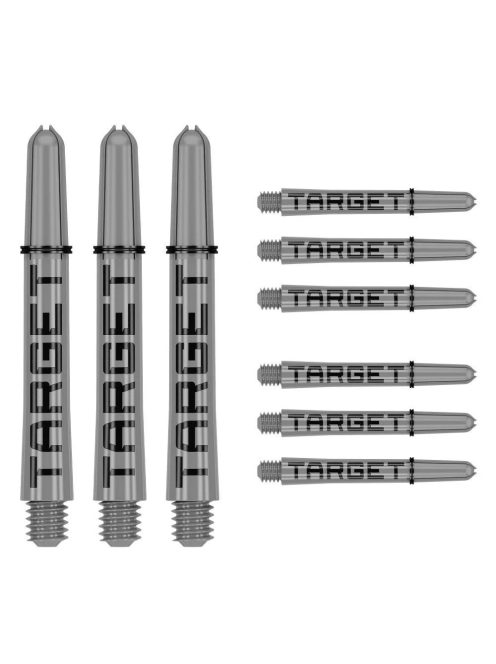 Dart szár közepes Target Pro Grip Tag 41mm, szürke-fekete multi-pack