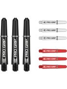 Dart szár rövid Target Pro Grip 34mm, fekete-fehér-piros multi-pack