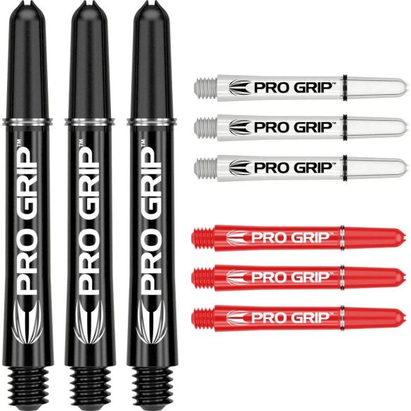 Dart szár közepes Target Pro Grip 41mm, fekete-fehér-piros multi-pack