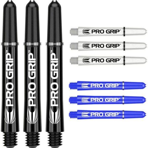 Dart szár közepes Target Pro Grip 41mm, fekete-fehér-kék multi-pack