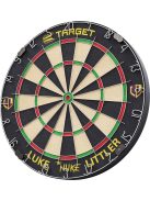 Darts tábla Target Luke 'The Nuke' Littler két szett nyíllal és dobóvonallal