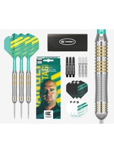 DARTS SZETT TARGET STEEL, ROB CROSS, 22G BRASS