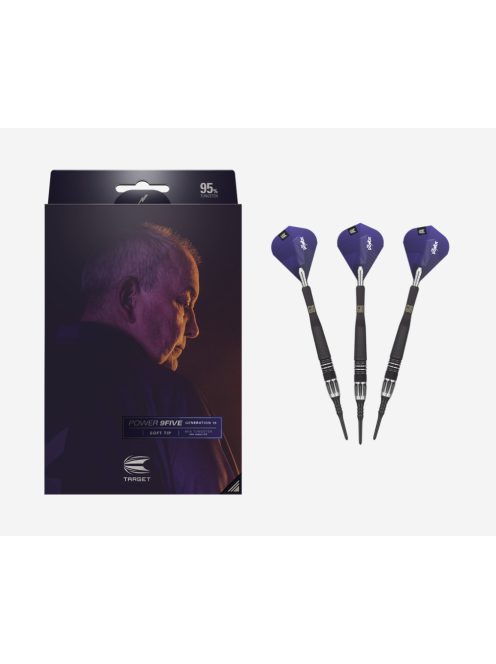 DARTS SZETT TARGET SOFT, POWER 9FIVE G10, 18G 95% WOLFRAM