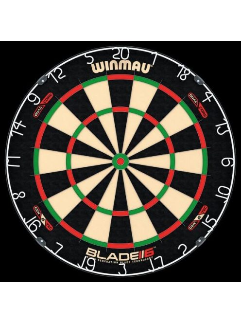 Winmau darts tábla, Blade 6 Dual Core, sisal  