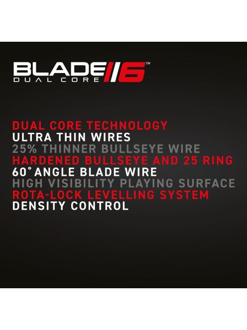 Winmau darts tábla, Blade 6 Dual Core, sisal  