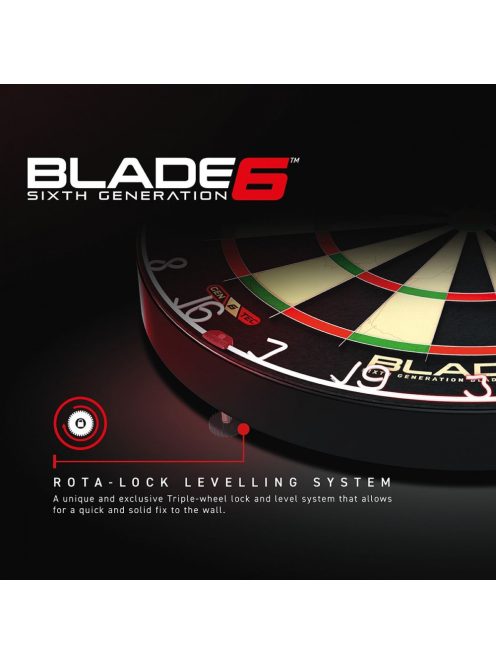 Winmau darts tábla, Blade 6, sisal  