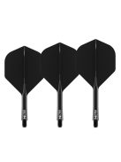 Darts toll és szár egyben Red Dragon Nitro Flite fekete, standard toll és rövid szár