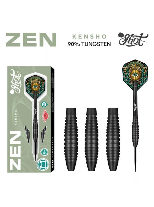 DARTS SZETT STEEL SHOT ZEN KENSHO 23G, 90% WOLFRAM